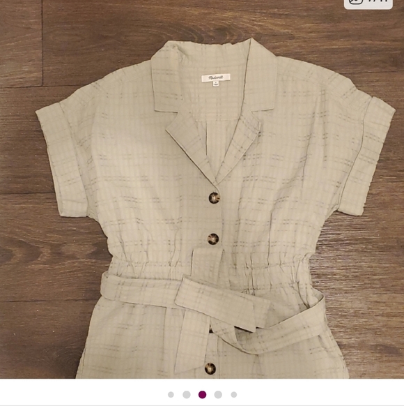 Madewell Sage Green Jumpsuit - Picture 5 of 6